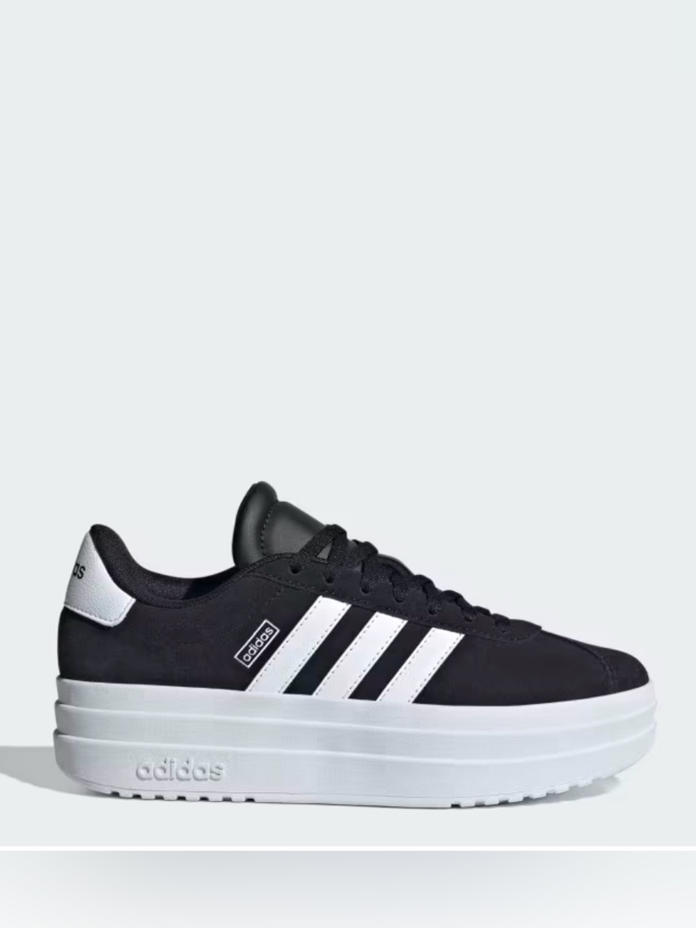 New ADIDAS VL COURT BOLD PLATFORM SNEAKERS  (BIG KIDS) size 4